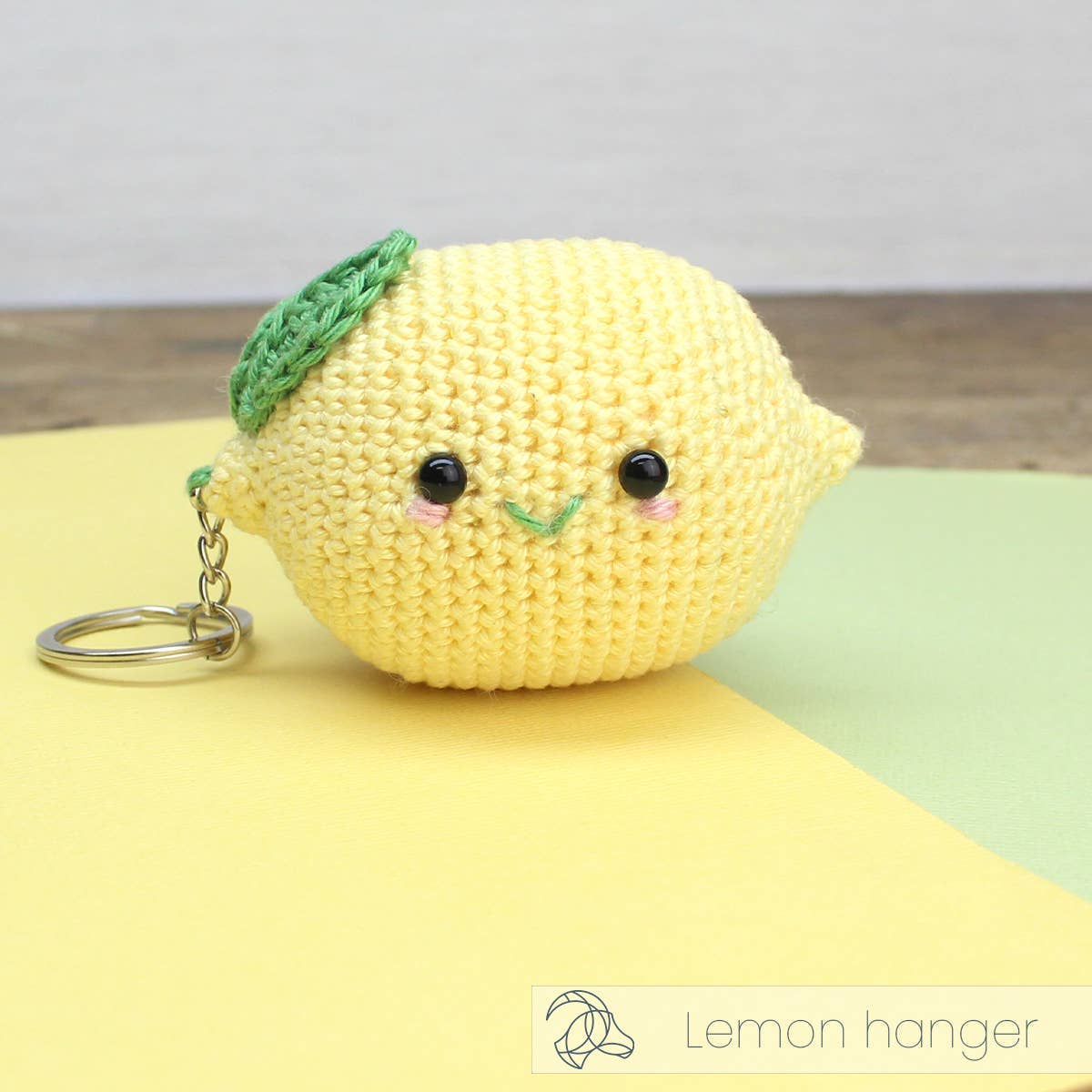 DIY Crochet Kit - Lemon Bag Charm