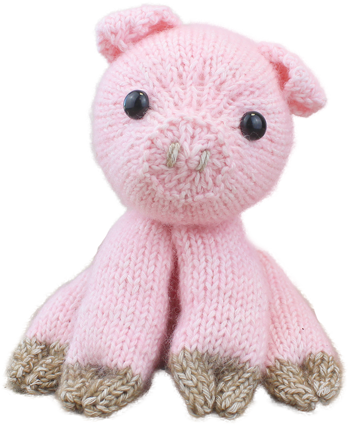 DIY Knitting Kit - Liz Piggy
