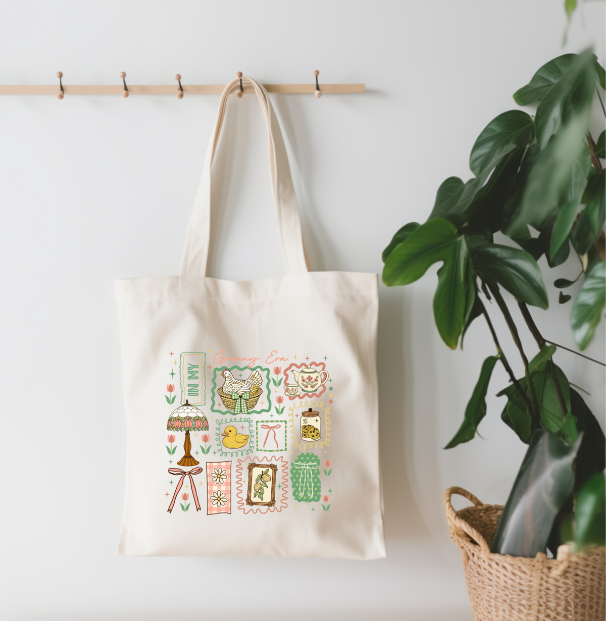 In My Granny Era Canvas Tote Bag