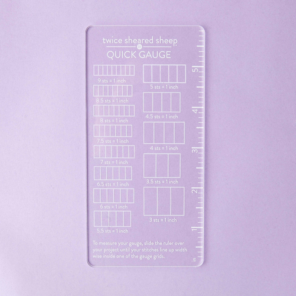 White Quick Gauge Ruler