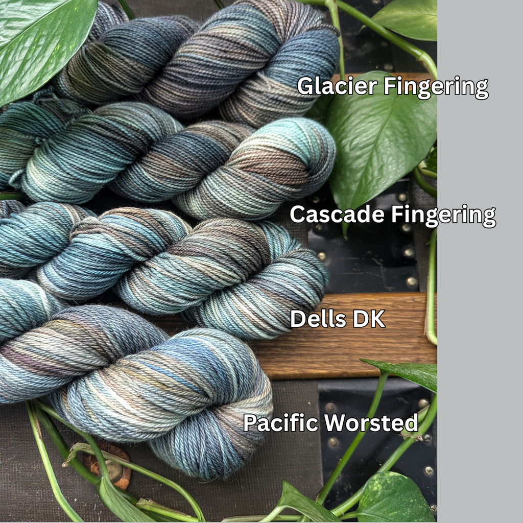 The Ginger Needle Yarns - Nora, Hand Dyed Yarn