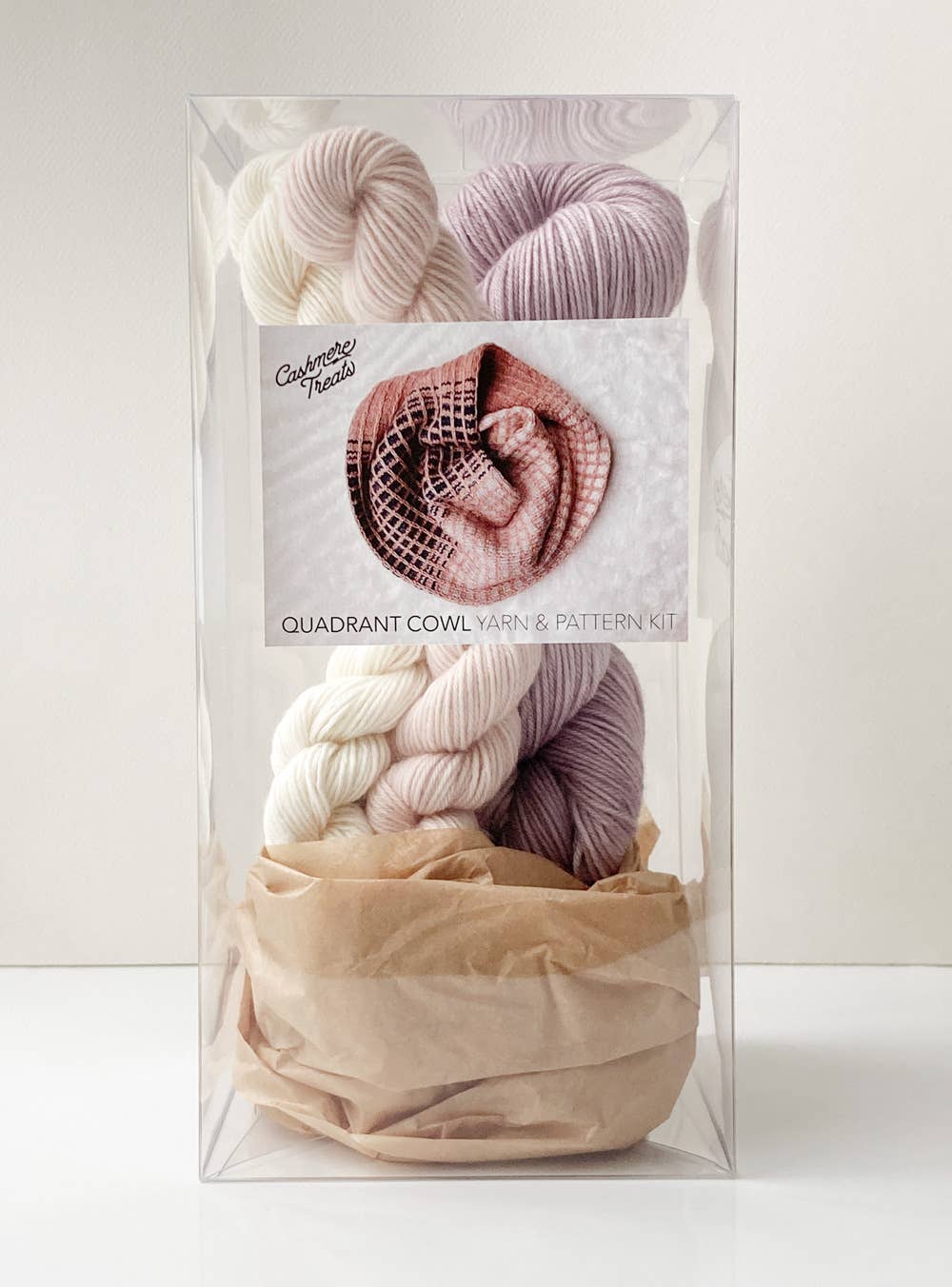 Cashmere Treats - Quadrant Cowl Knitting Kit