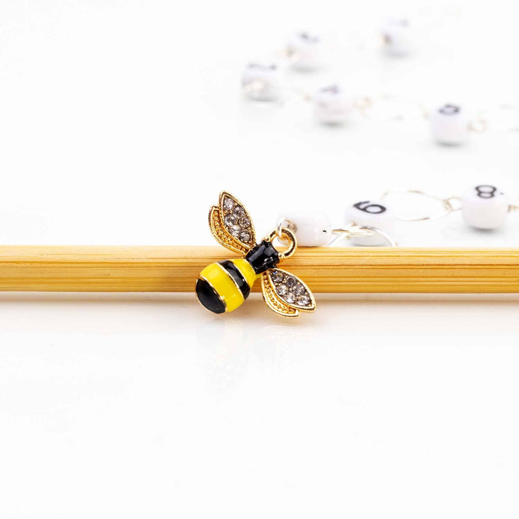 Sparkle Bee Chain Row Counter