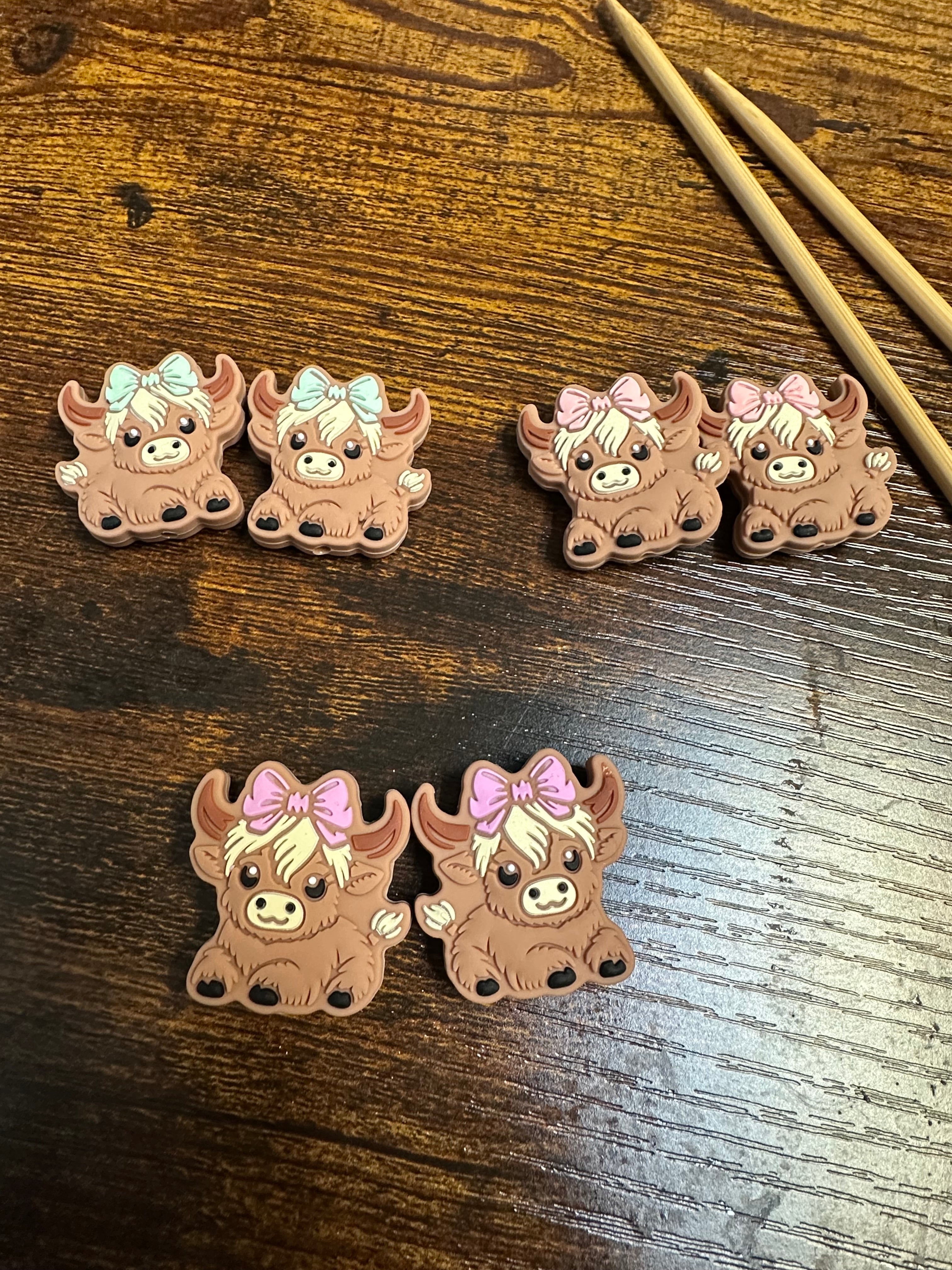 Highland cow baby Stitch Stoppers