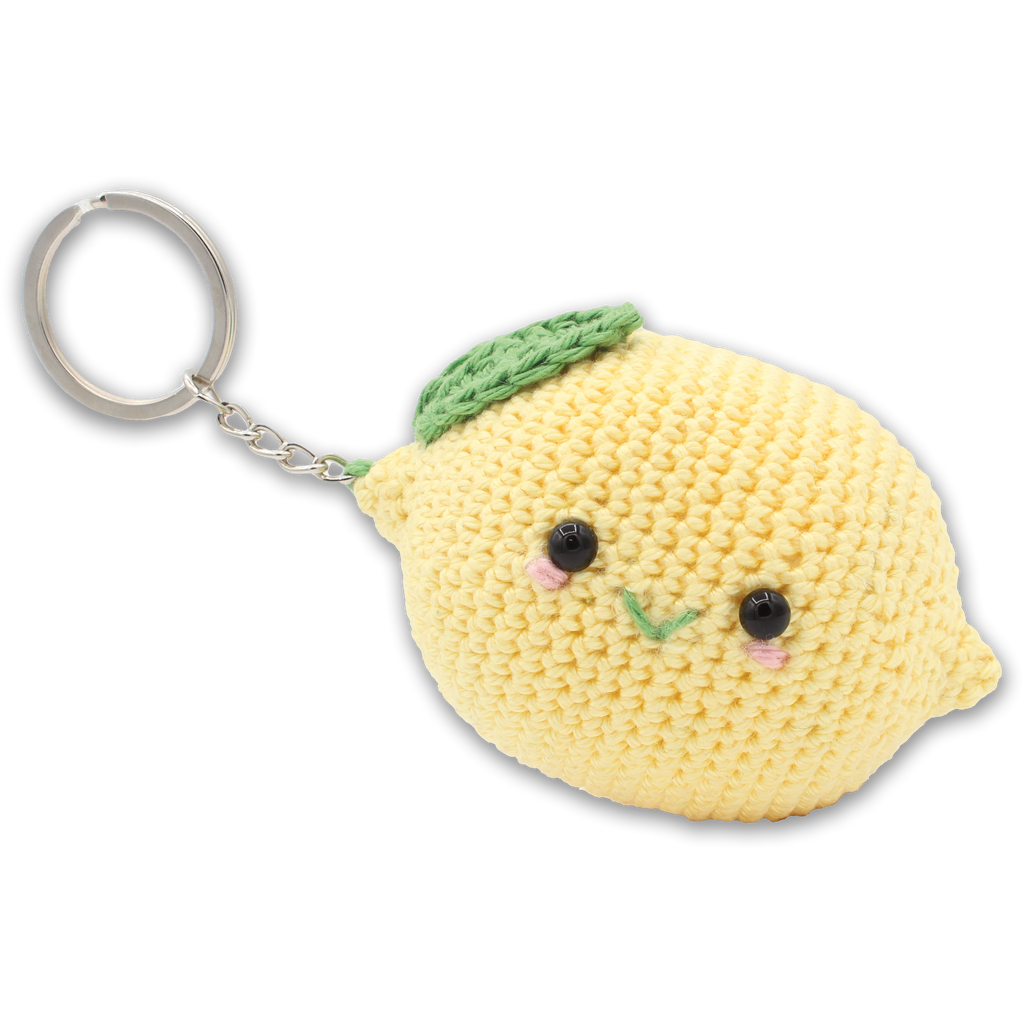DIY Crochet Kit - Lemon Bag Charm