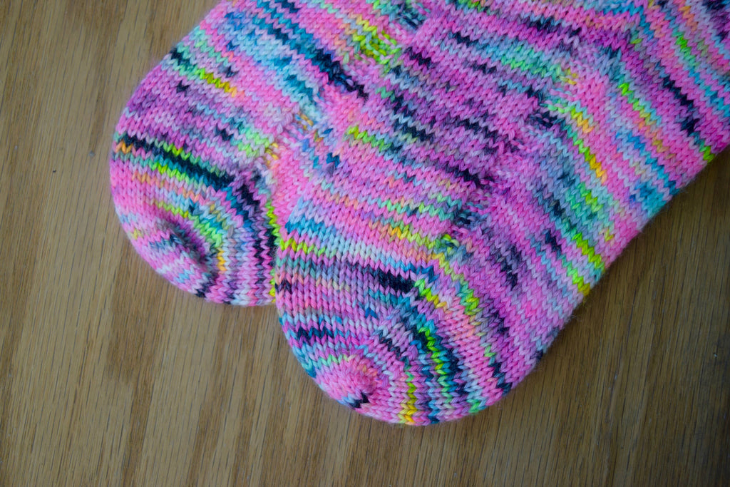 Saddle Socks Knitting Paper Pattern