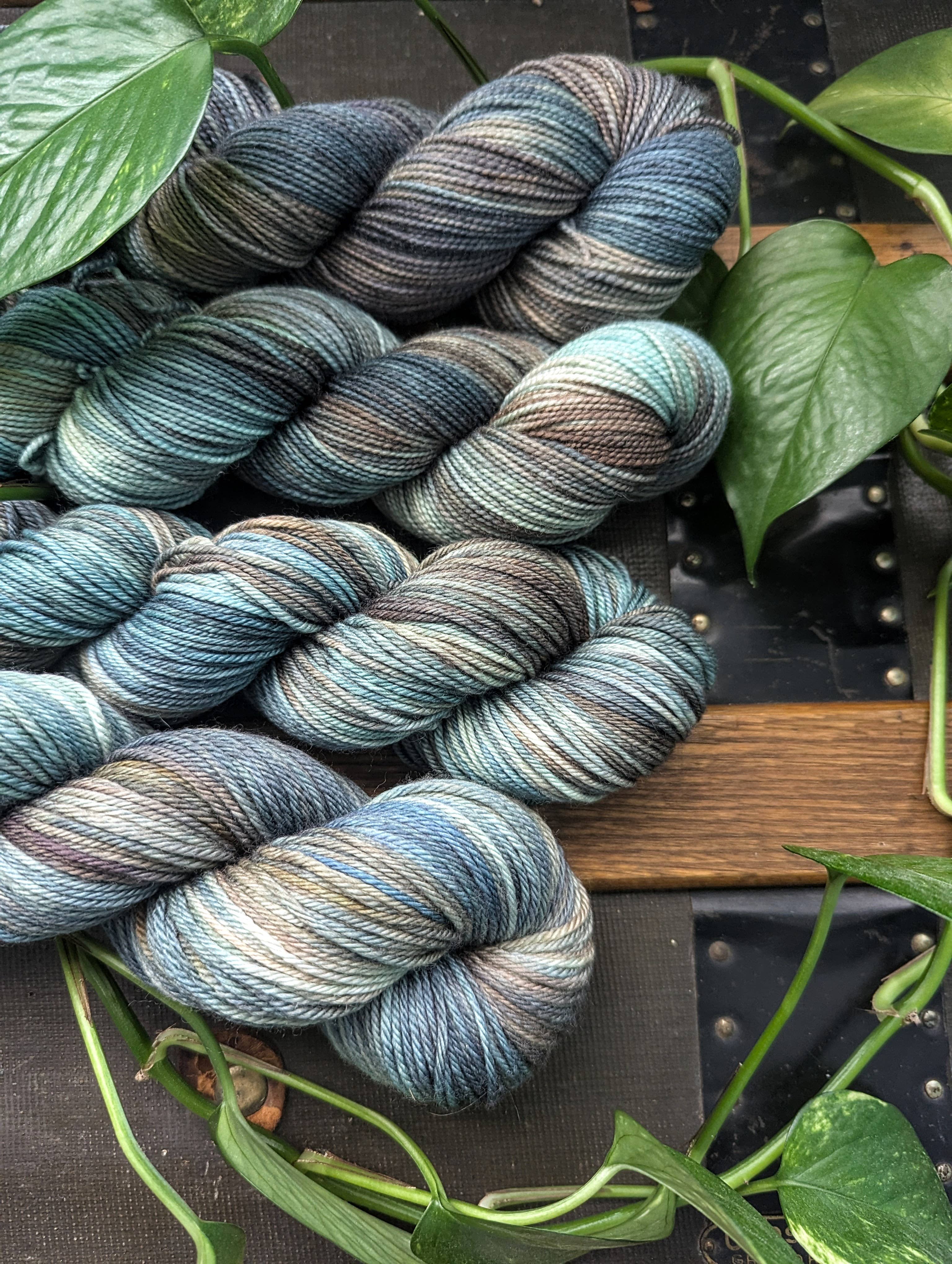 The Ginger Needle Yarns - Nora, Hand Dyed Yarn