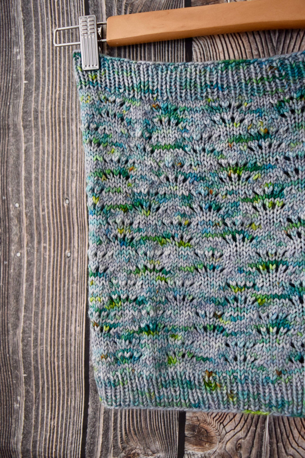 Puget Sound Cowl Knitting Paper Pattern