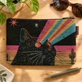 Laser Eyes – Psychedelic Cat Zipper Pouch