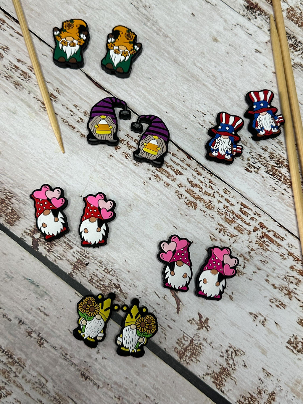 Loads of Gnomes - Gnome Themed Stitch Stoppers