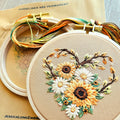 "Fall in Love" Embroidery Kit