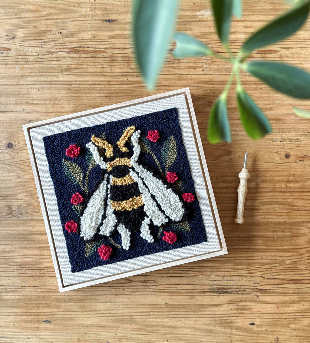 Spring Bee Punch Needle Frame Kit