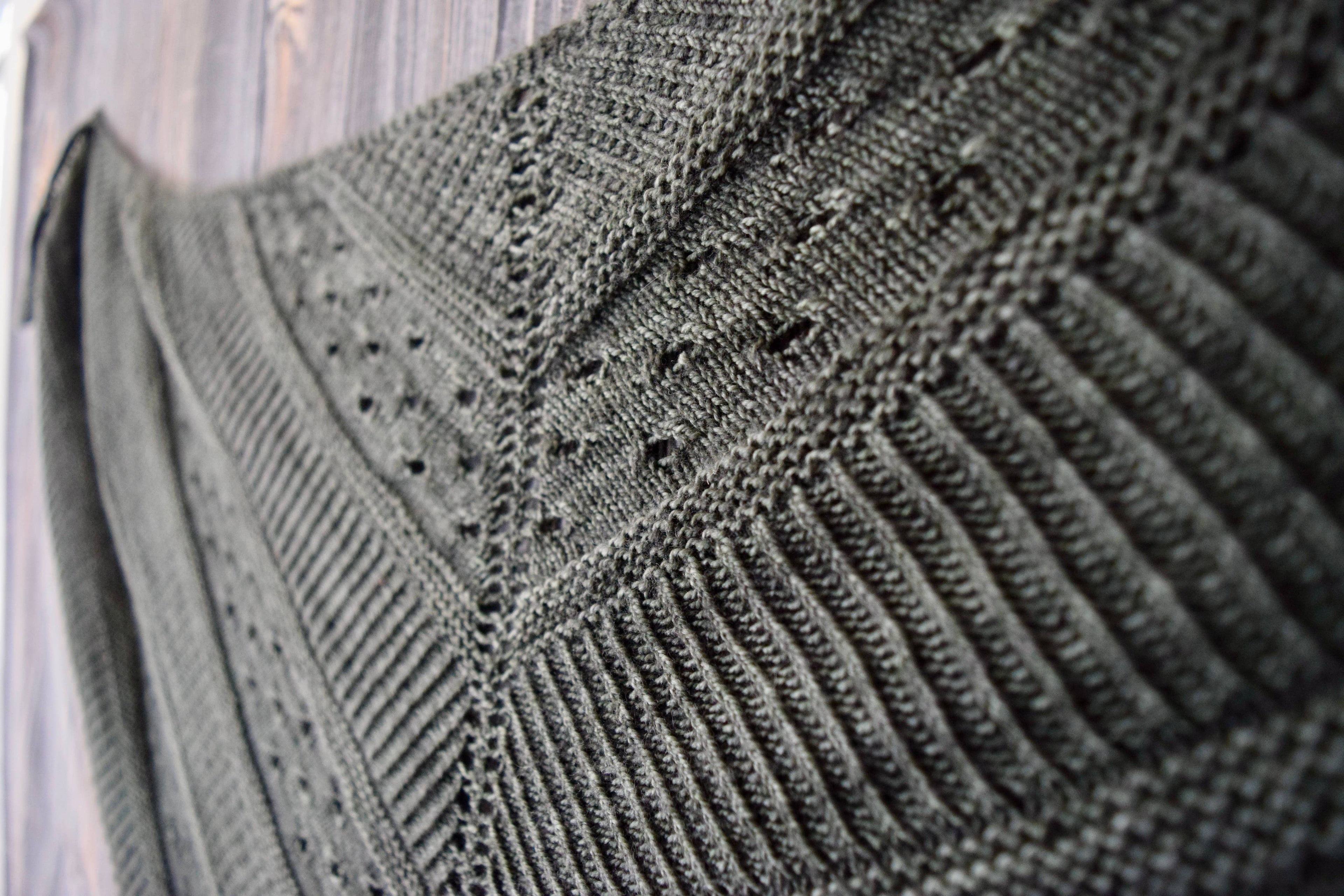 Playground Shawl Knitting Paper Pattern