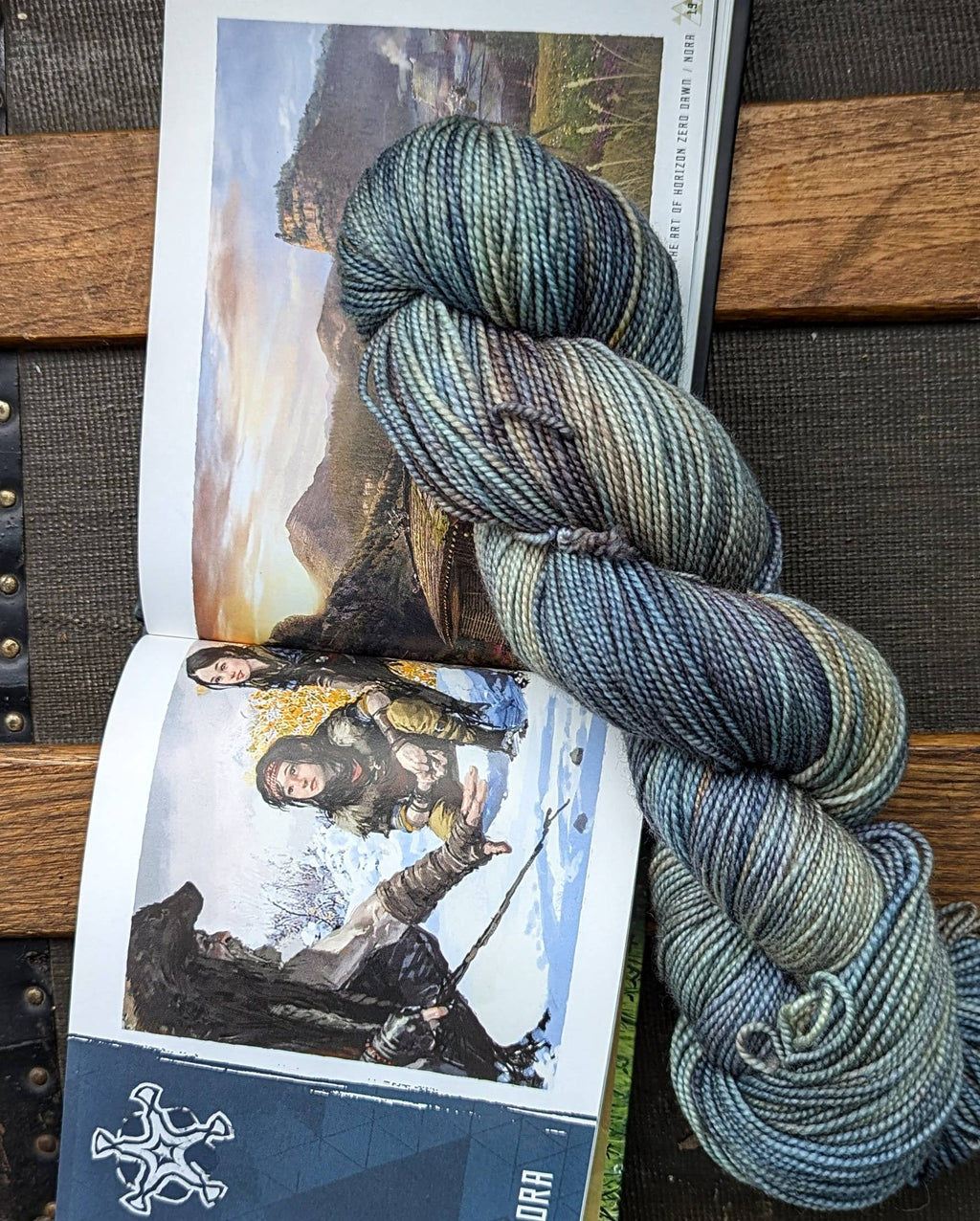 The Ginger Needle Yarns - Nora, Hand Dyed Yarn