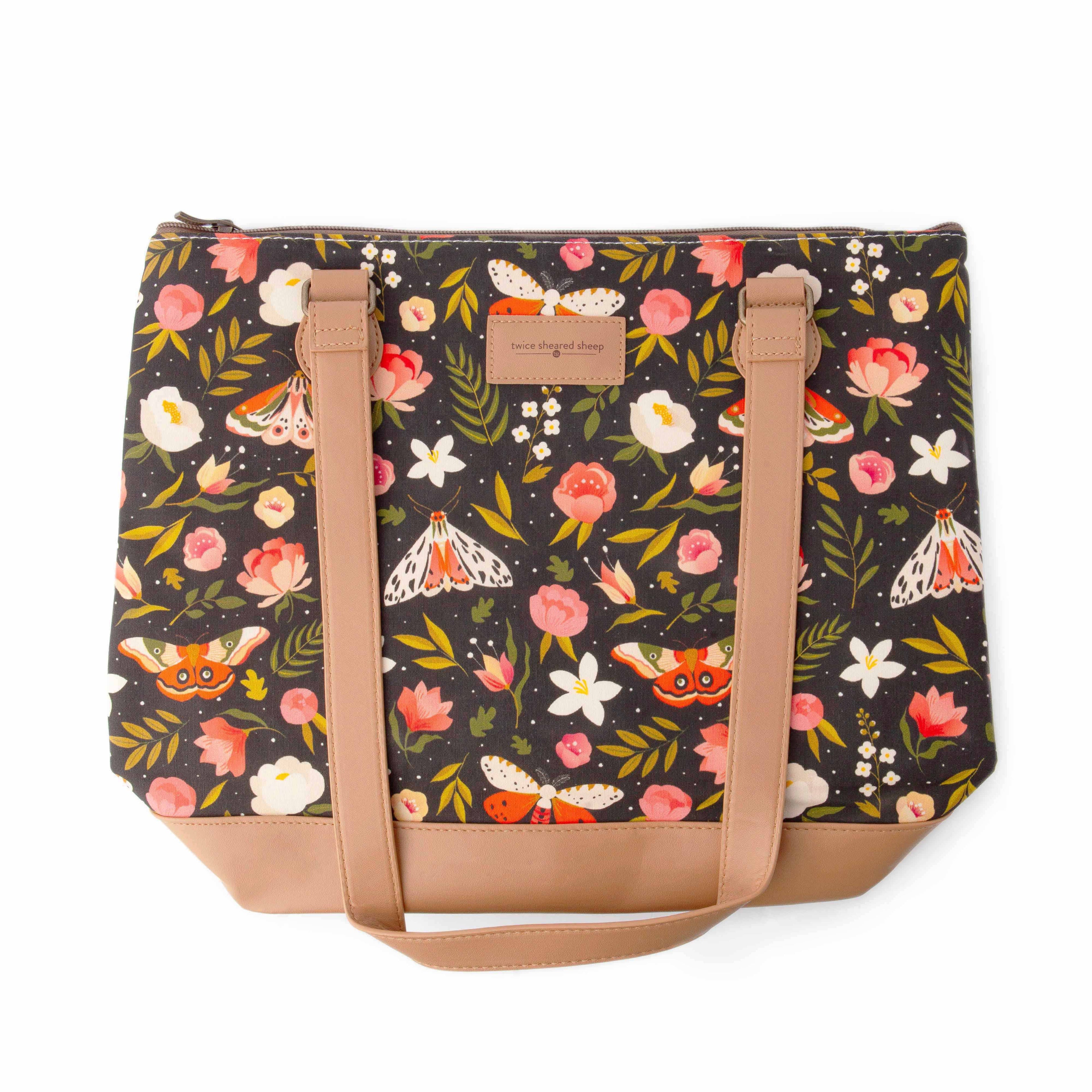 Night Forest Mega Trinity Bag – Large Zippered Knitting Project Bag