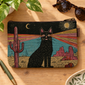 Cosmic Rainbow Cat – Retro Zipper Pouch