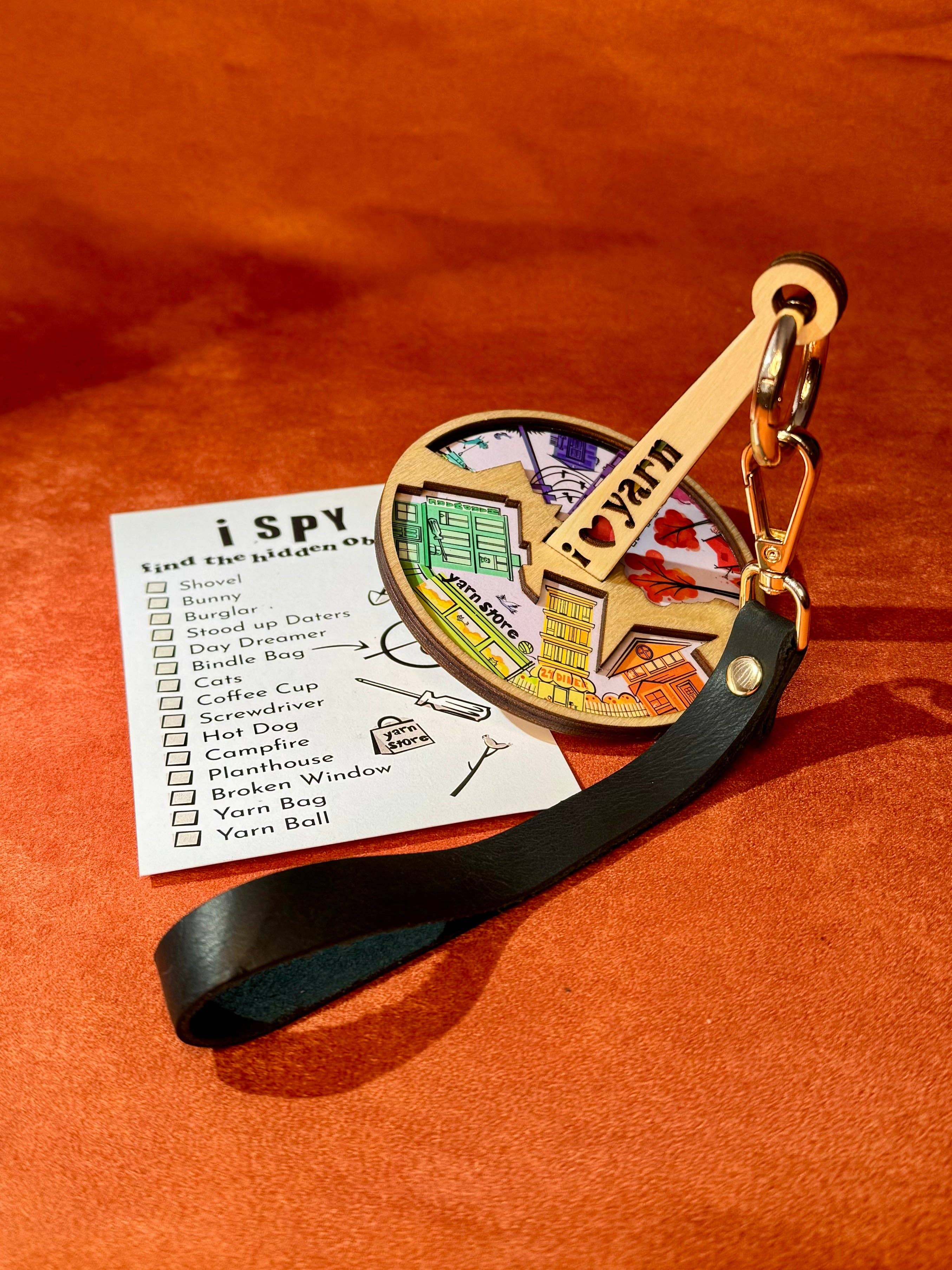 Lemonwood mini minder - I Spy... YARN!