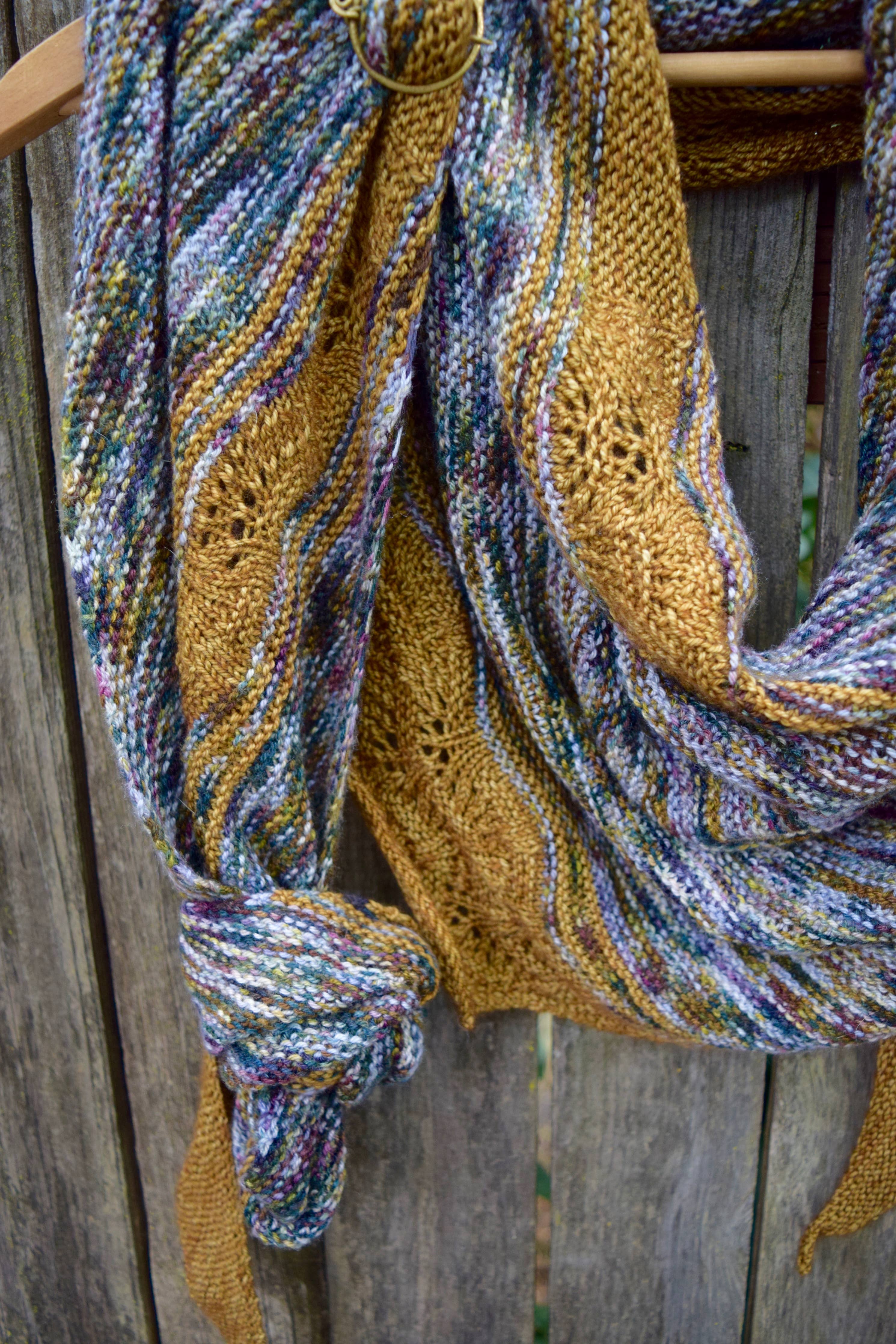 Shadows Shawl Knitting Paper Pattern