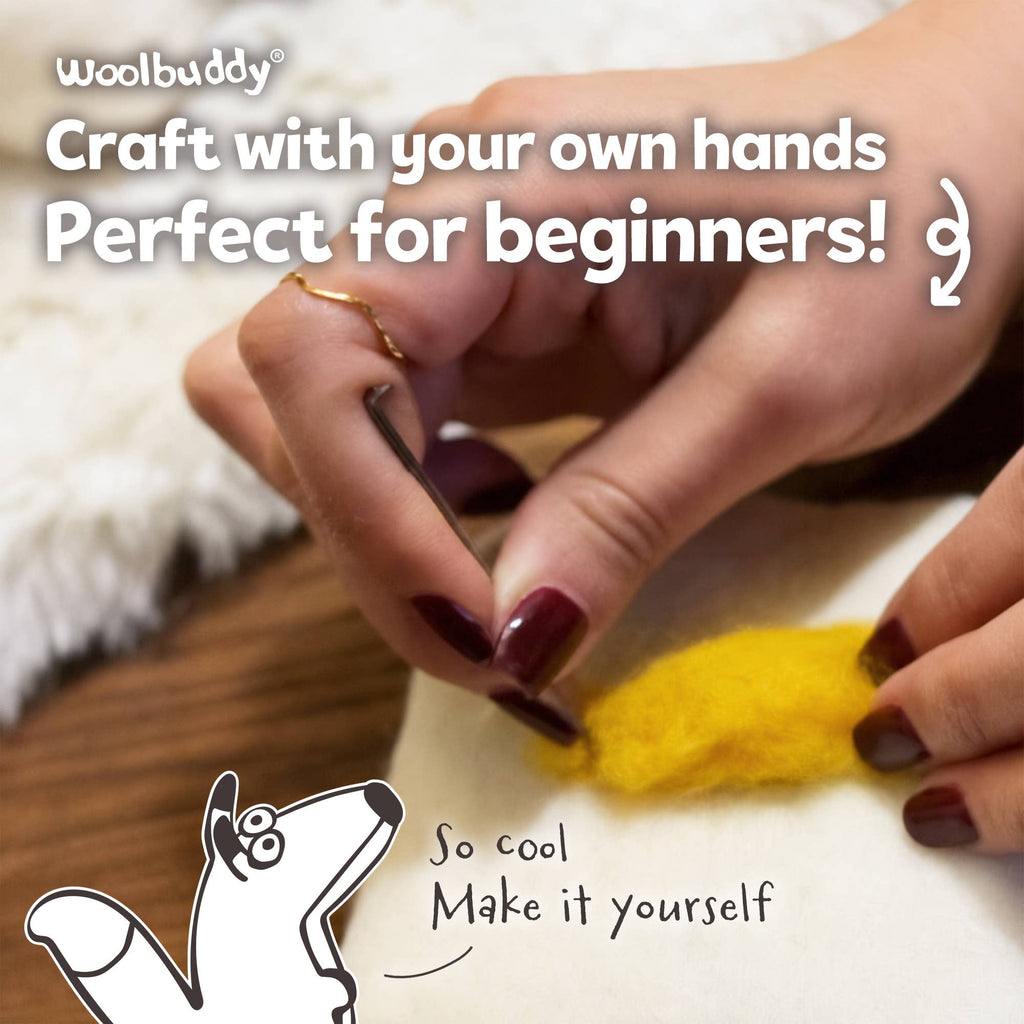 Needle Felting Kit – Wool fox DIY Craft Kit for Beginners