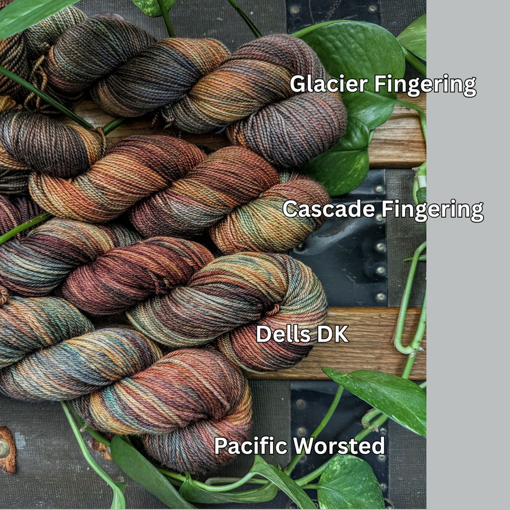 The Ginger Needle Yarns - Carja, Hand Dyed Yarn