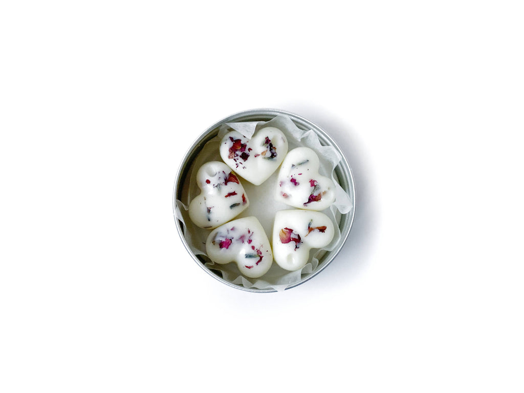 Mini Heart Lotion Bars - Set of 5 - Valentine’s Gifts