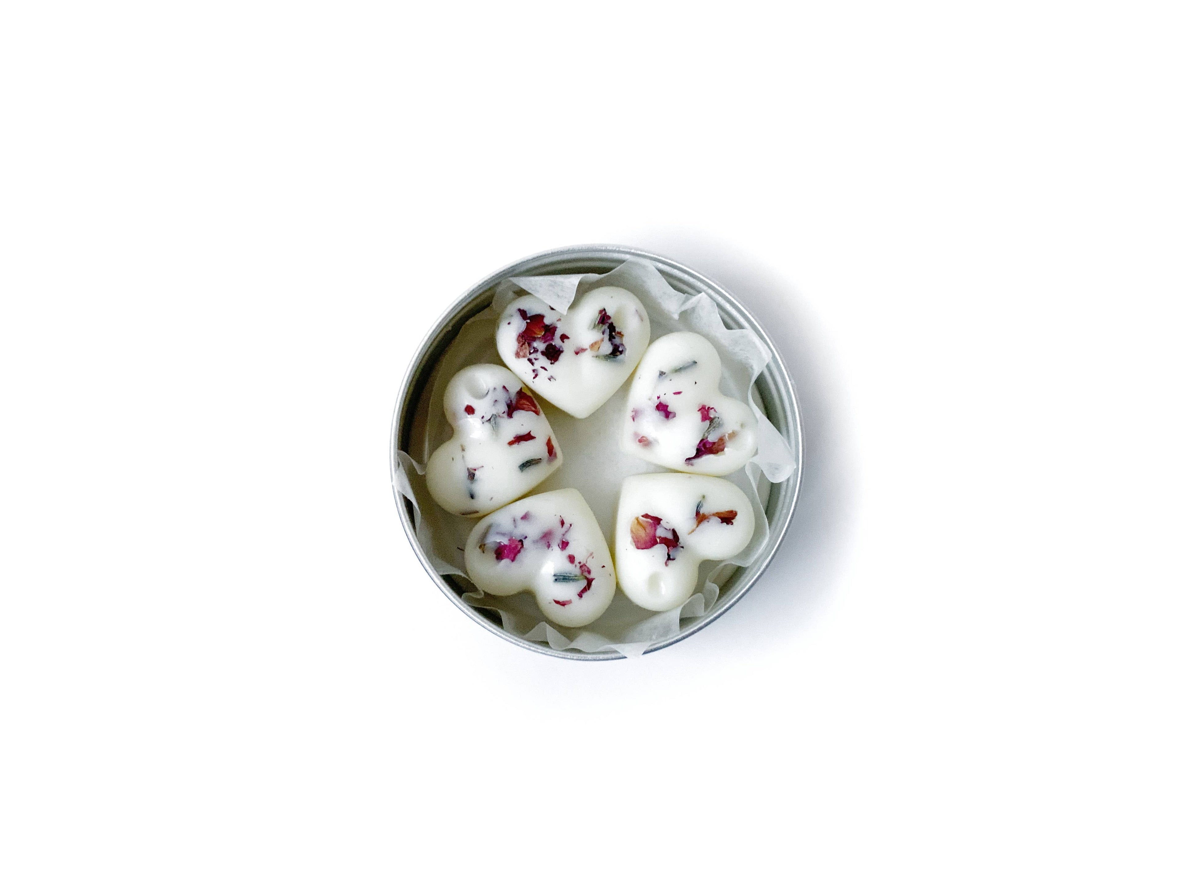 Mini Heart Lotion Bars - Set of 5 - Valentine’s Gifts