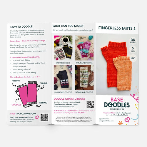 Base Pattern - Fingerless Mitts 2