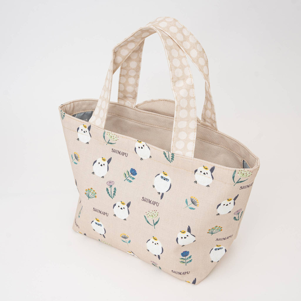 Kusuguru Shimapu Bird Embroidered Canvas Tote