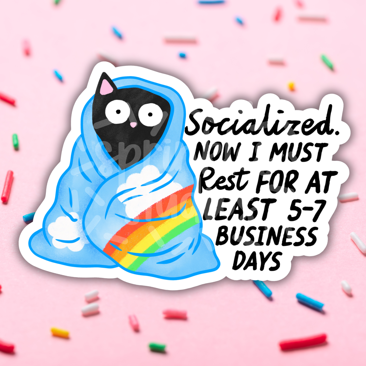 Socialized Vinyl Sticker