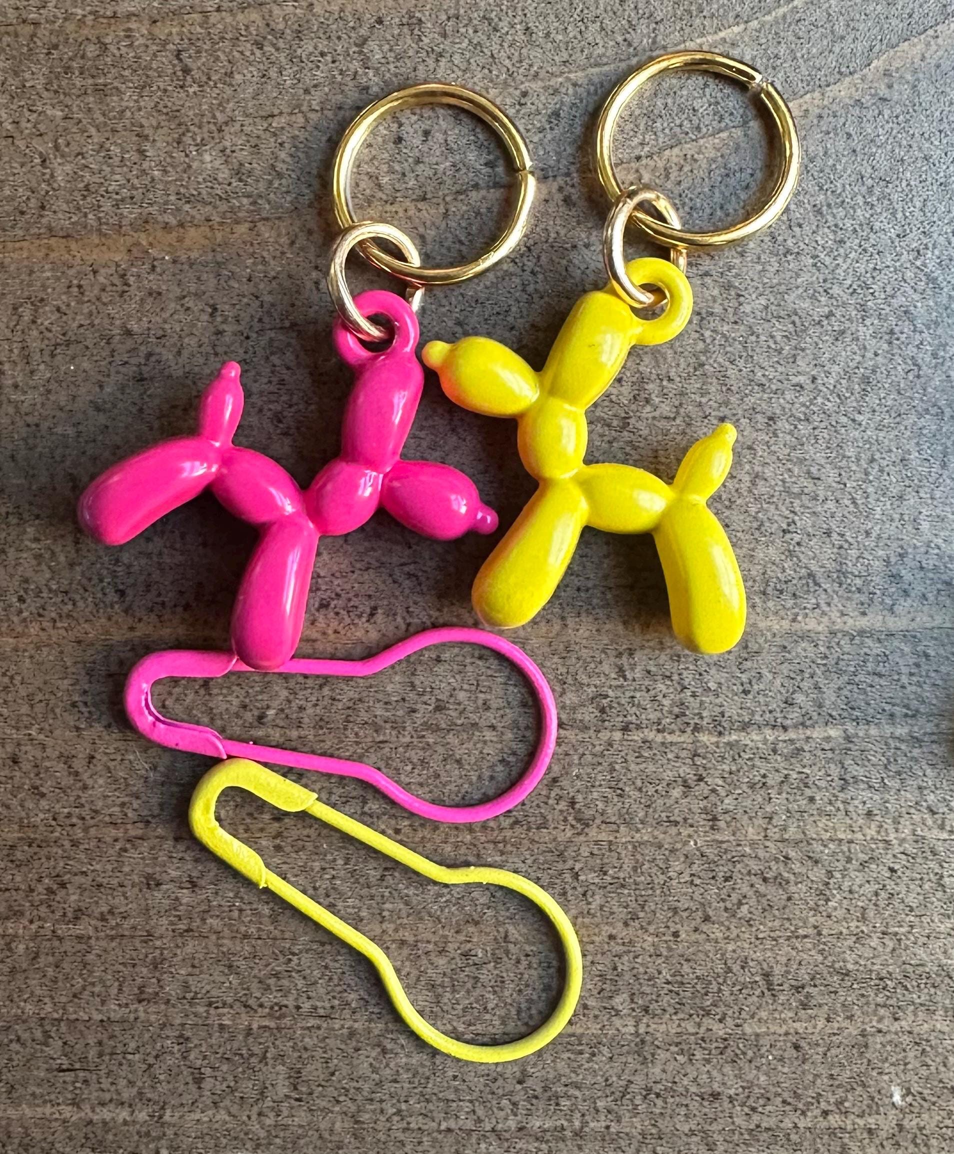 Balloon Animal stitch marker set