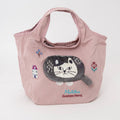 Kusuguru Japan Embroidered Climbing Cat Canvas Tote