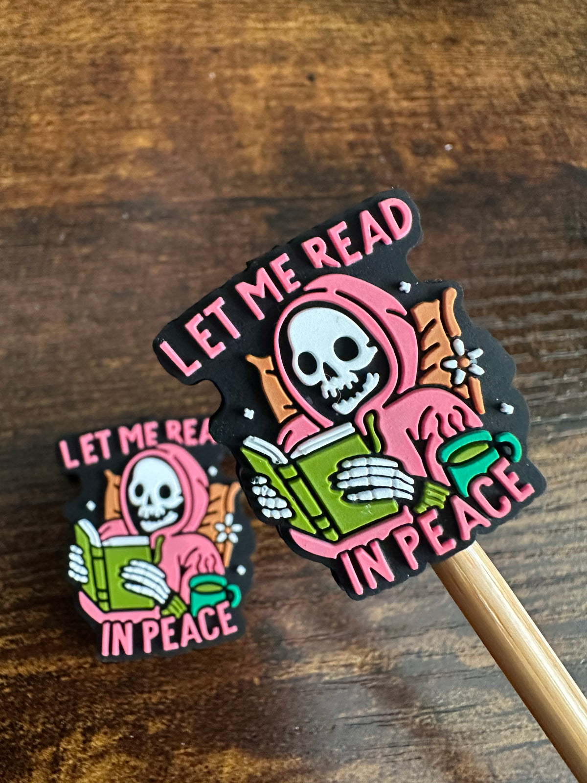 Let me read in peace  Stitch Stoppers