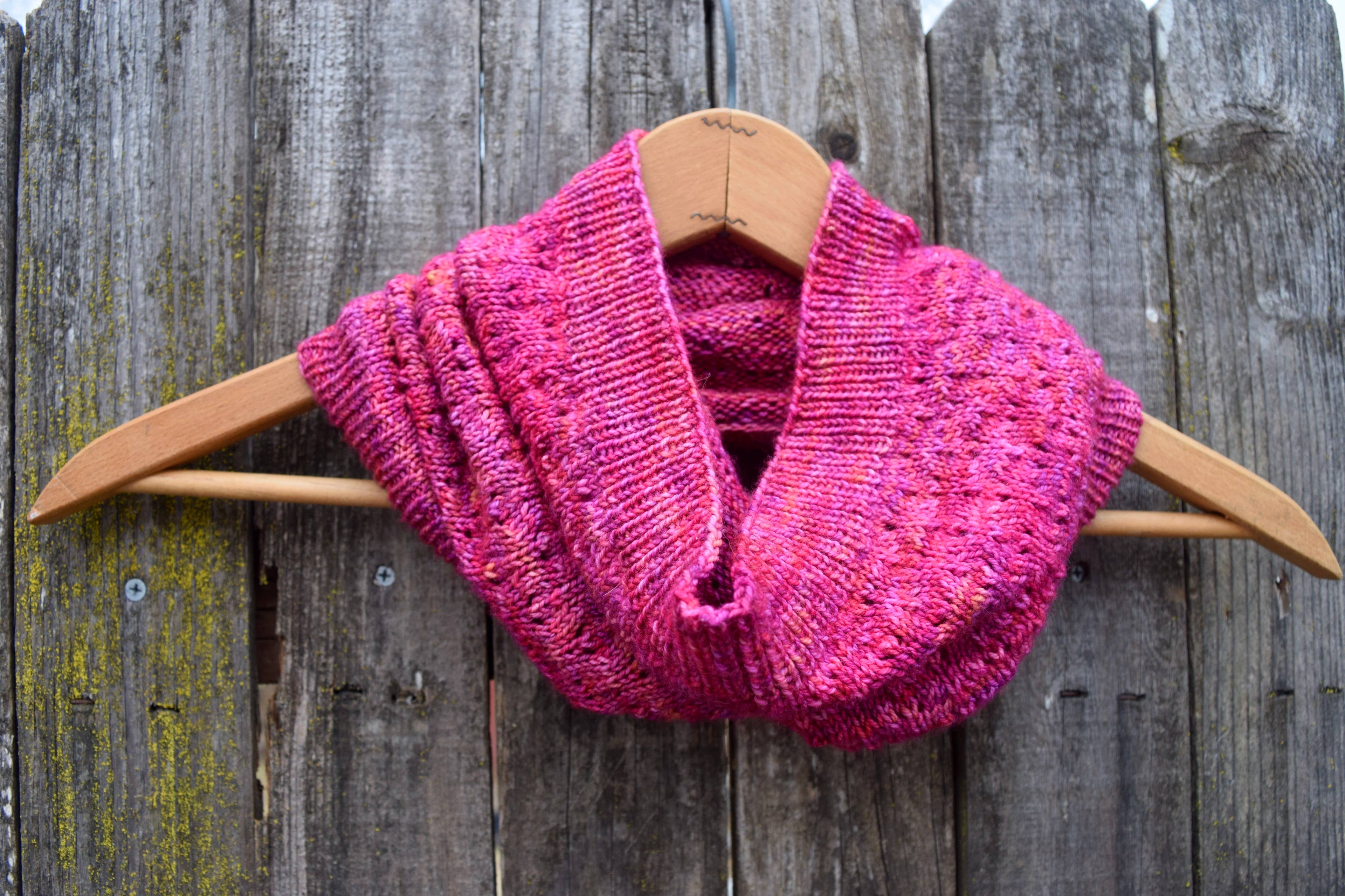 Alfean Cowl Knitting Paper Pattern 