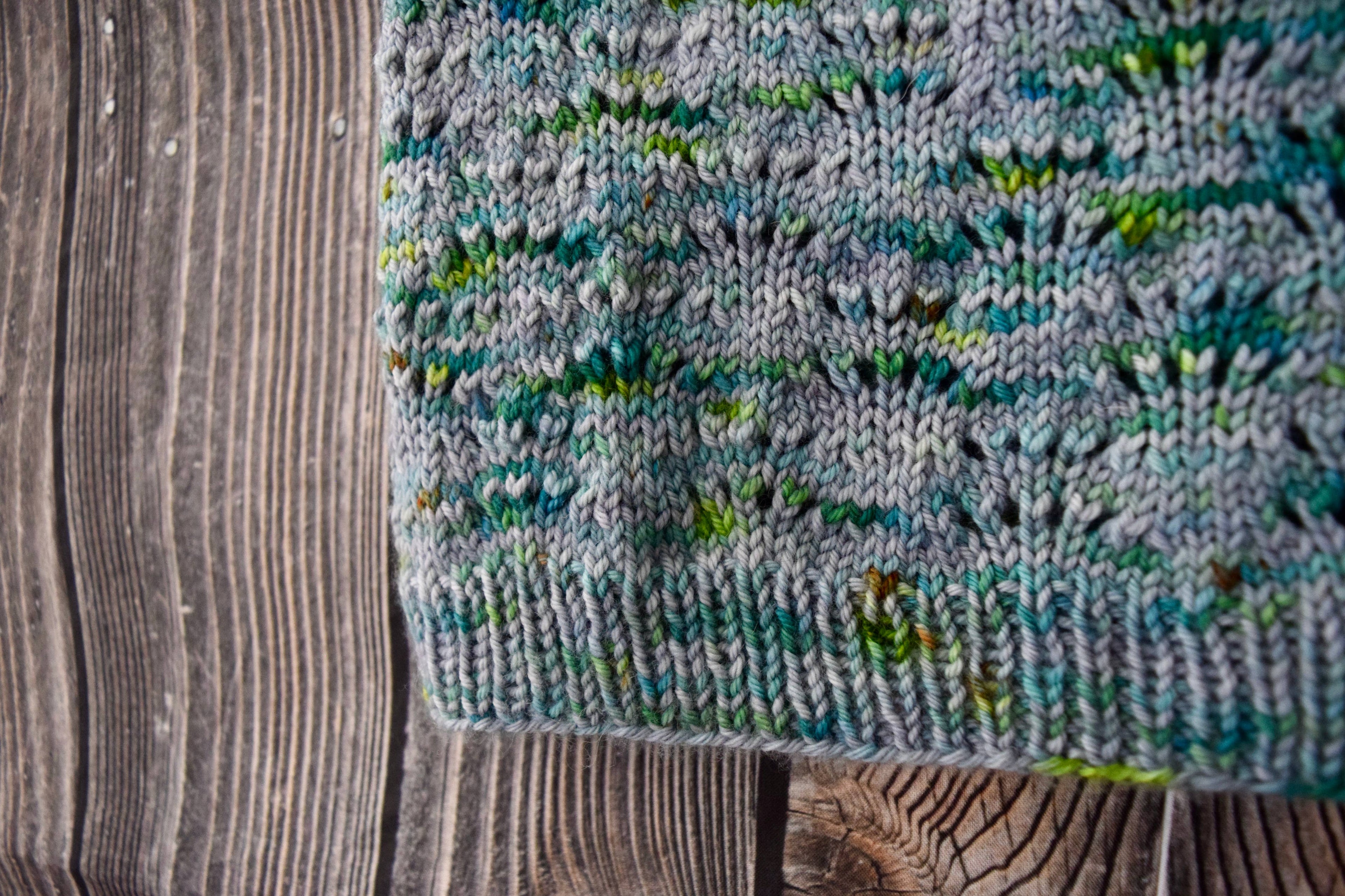 Puget Sound Cowl Knitting Paper Pattern