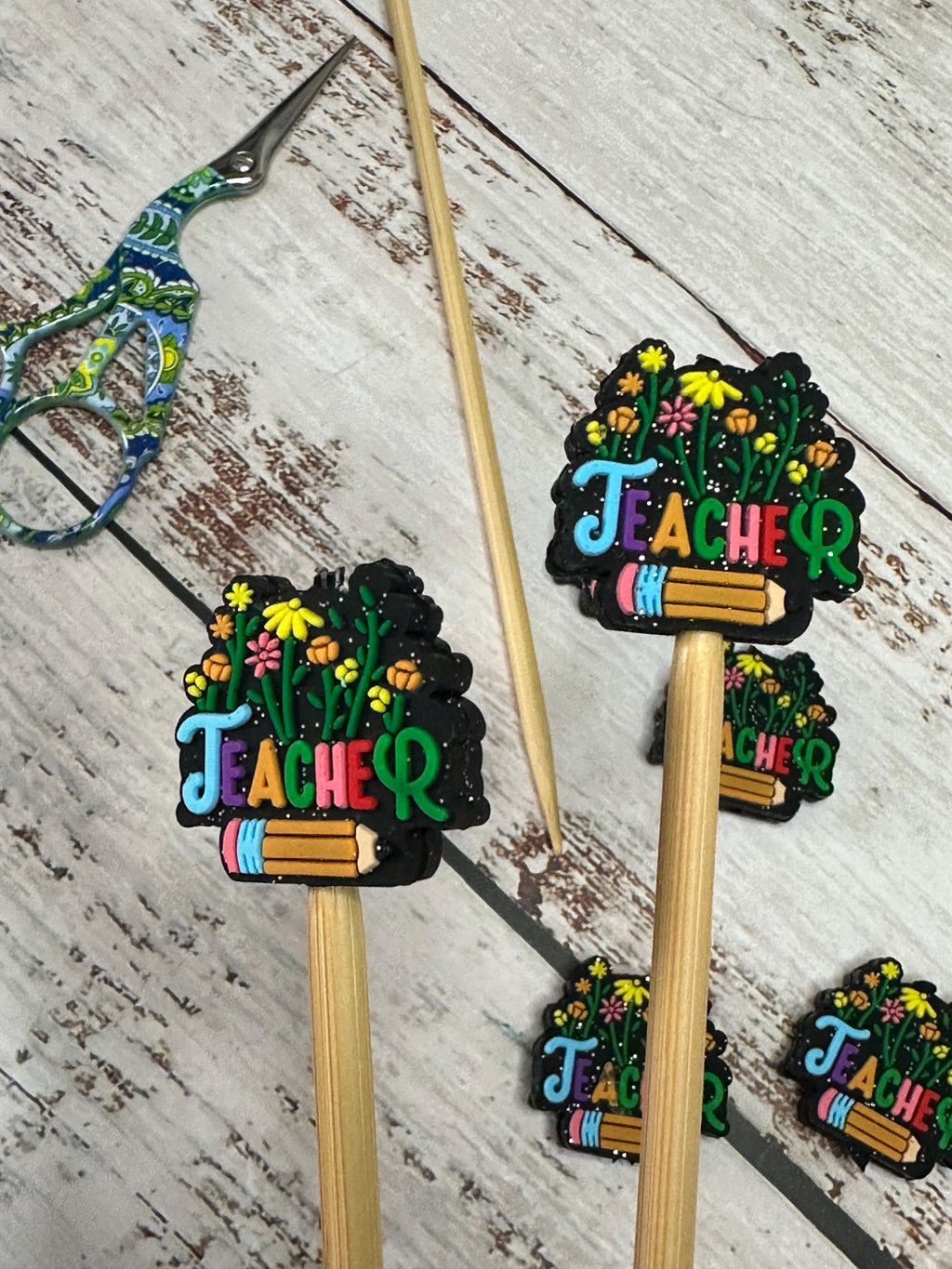 Flowers for Teacher Stitch Stoppers