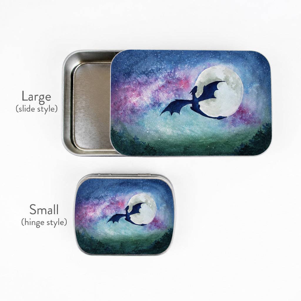 Dragon Moon Stitch Marker Storage Tin