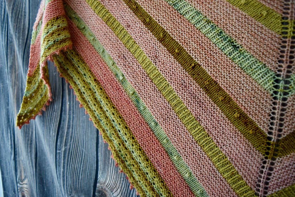 Spring Fling Shawl Knitting Paper Pattern