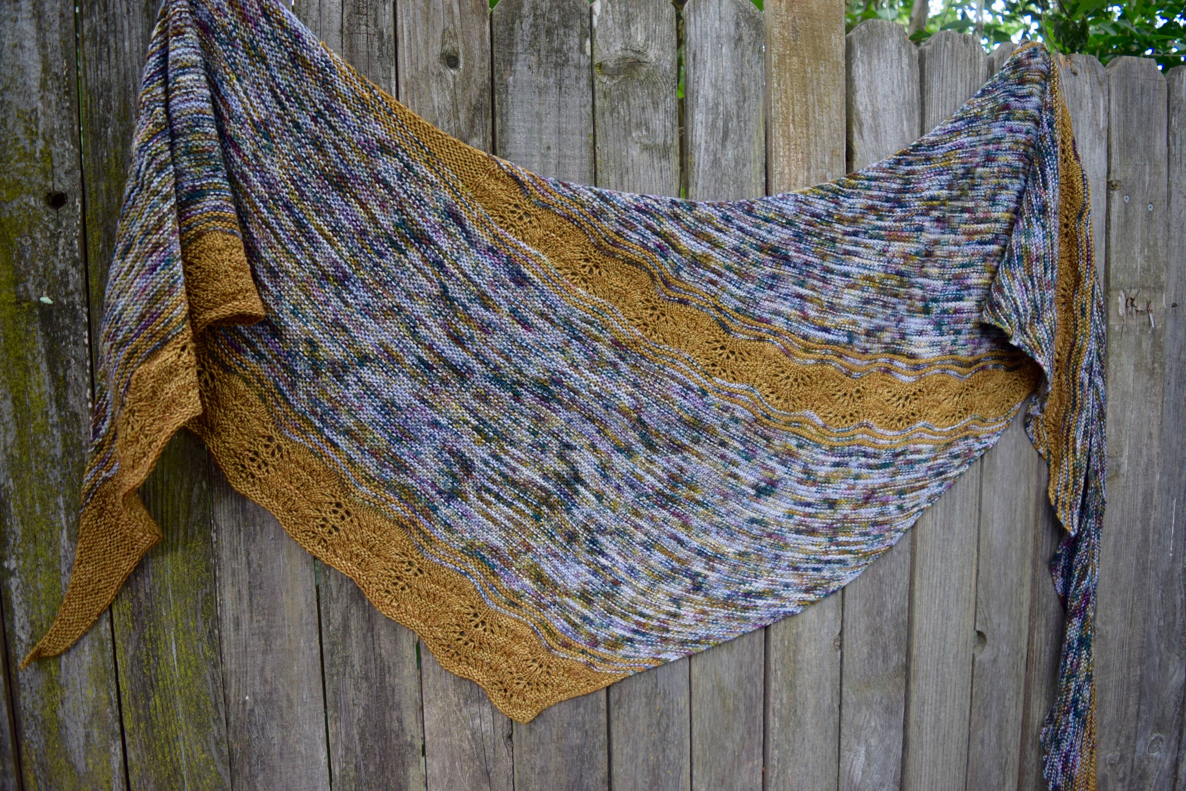 Shadows Shawl Knitting Paper Pattern