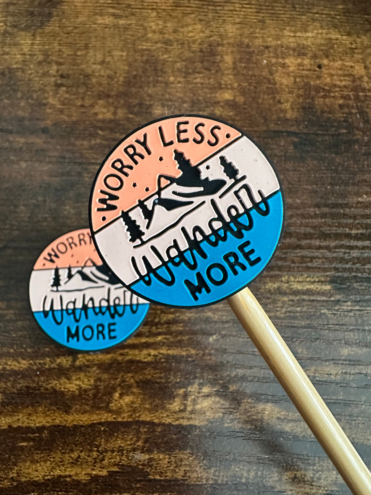 Worry less wander more  Stitch Stoppers