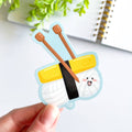 Cute Tamago Yarn Sushi Waterproof Matte Vinyl Sticker