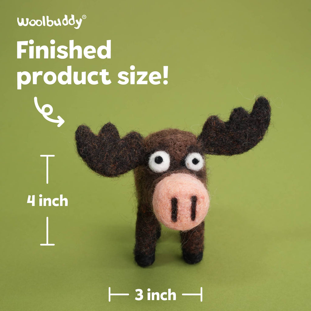 DIY Needle Felting Kit - Moose