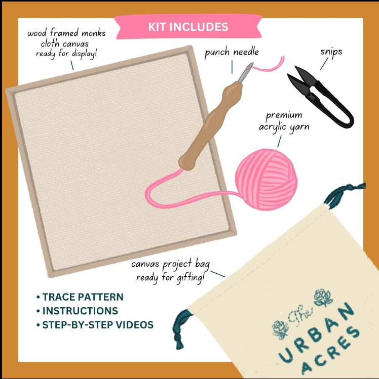 Florametry by Kimberly Kight - Punch Needle Frame Kit