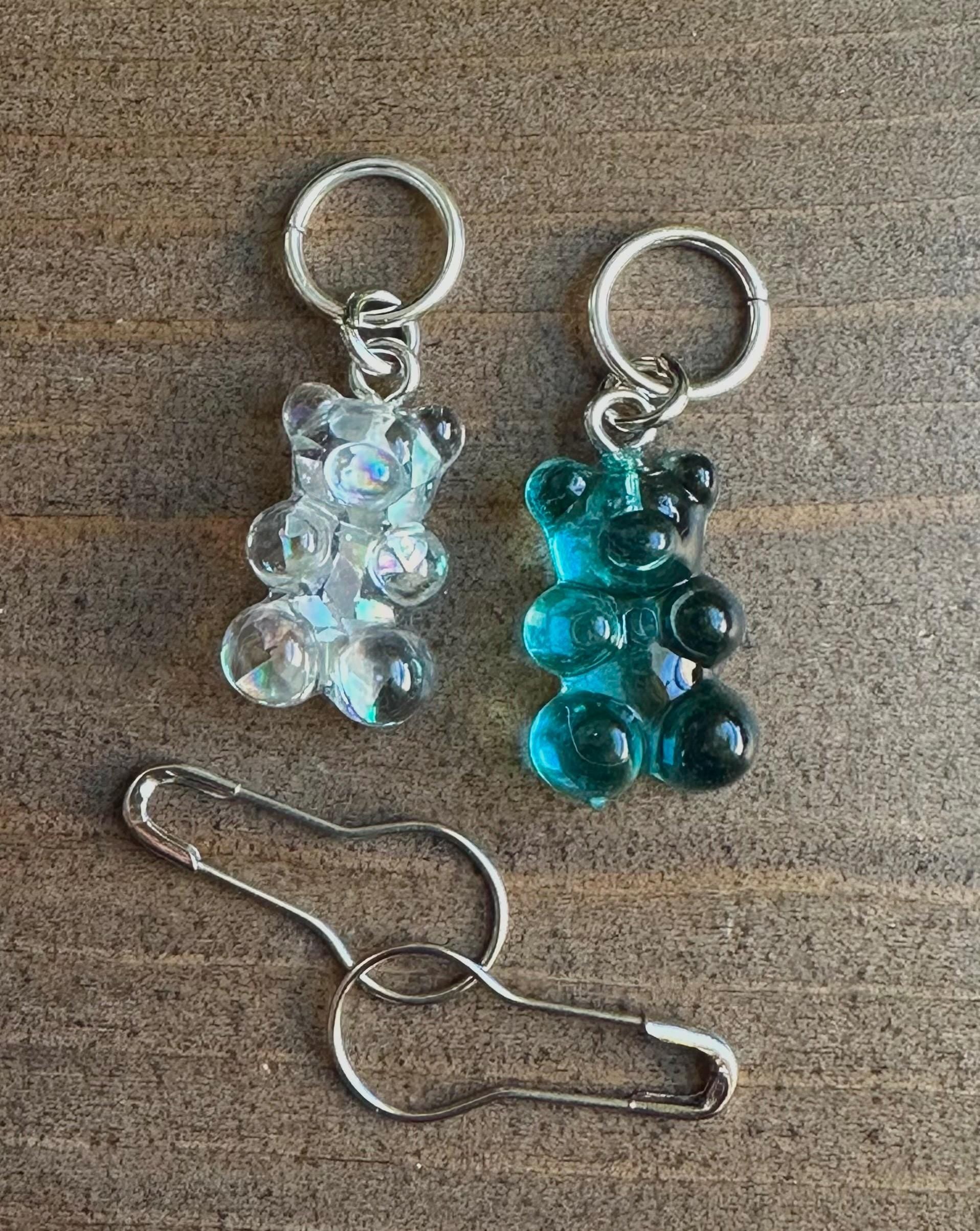 Gummy bear  stitch marker set - 2 piece