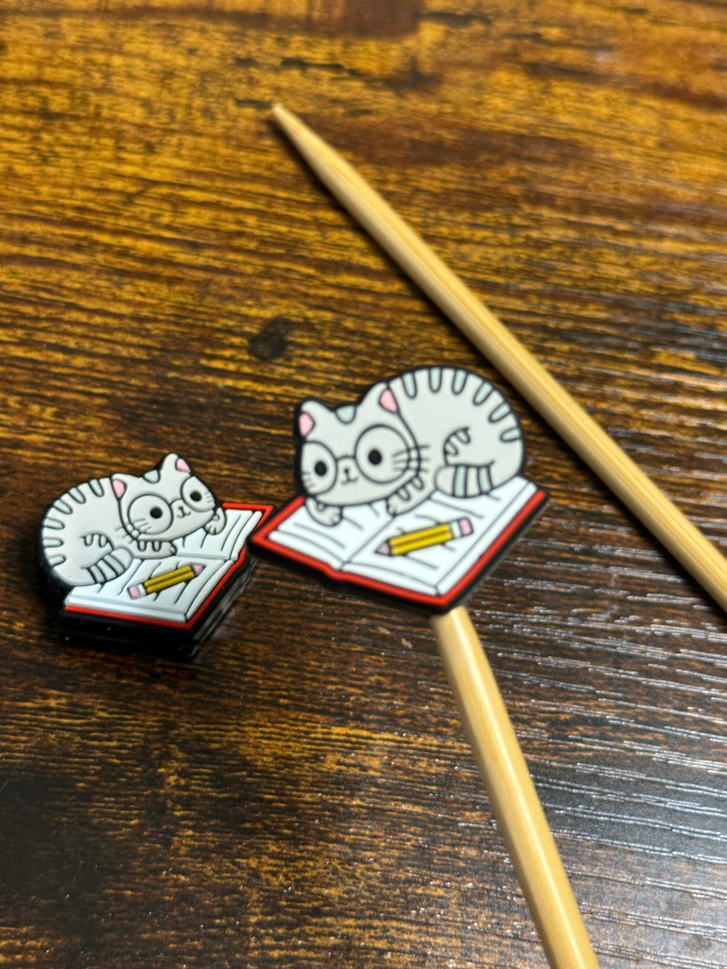 Bookish Cat Stitch Stoppers
