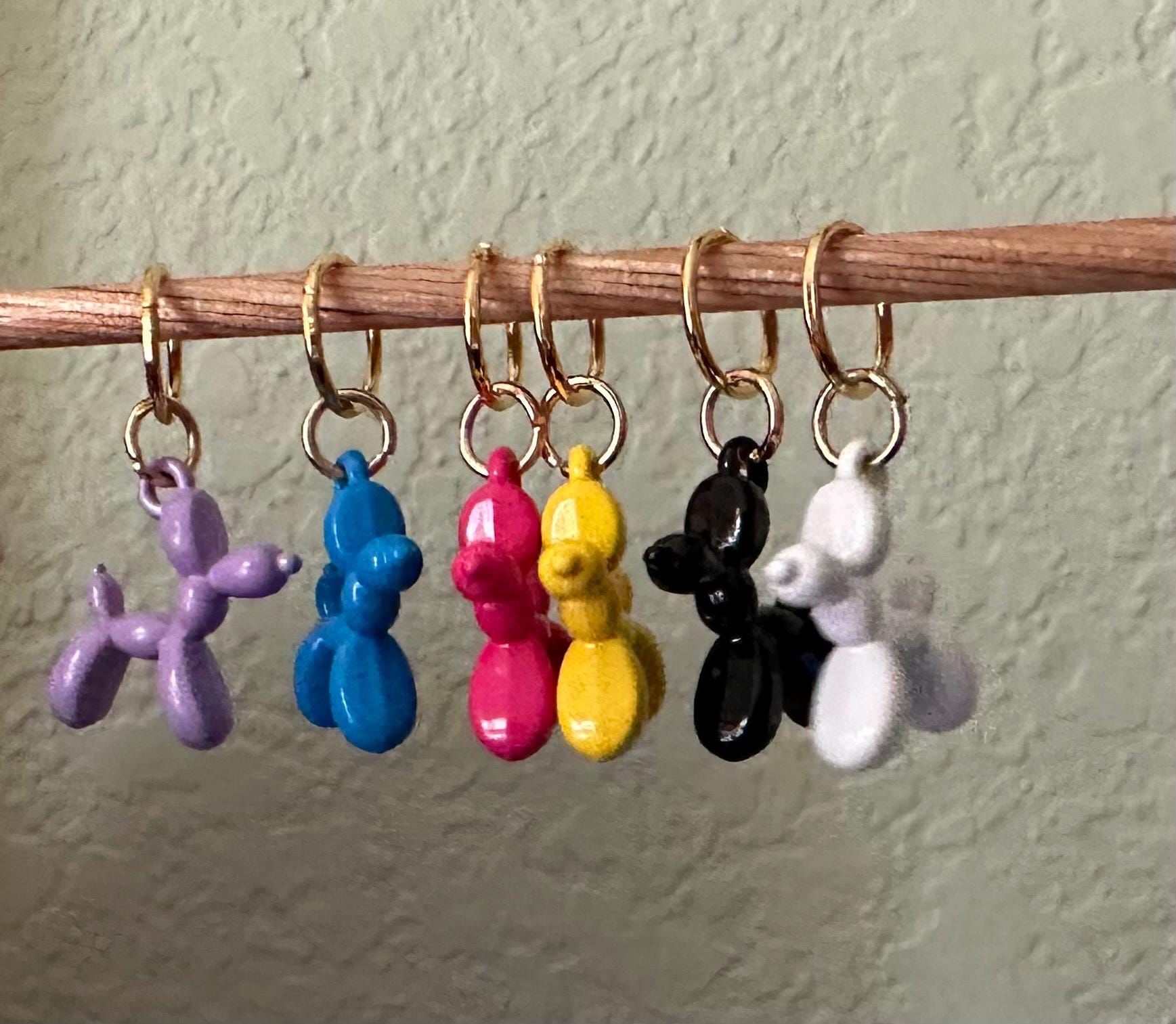 Balloon Animal stitch marker set