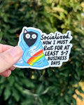 Socialized Vinyl Sticker