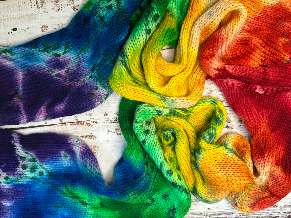 Rainbow Sock Blank
