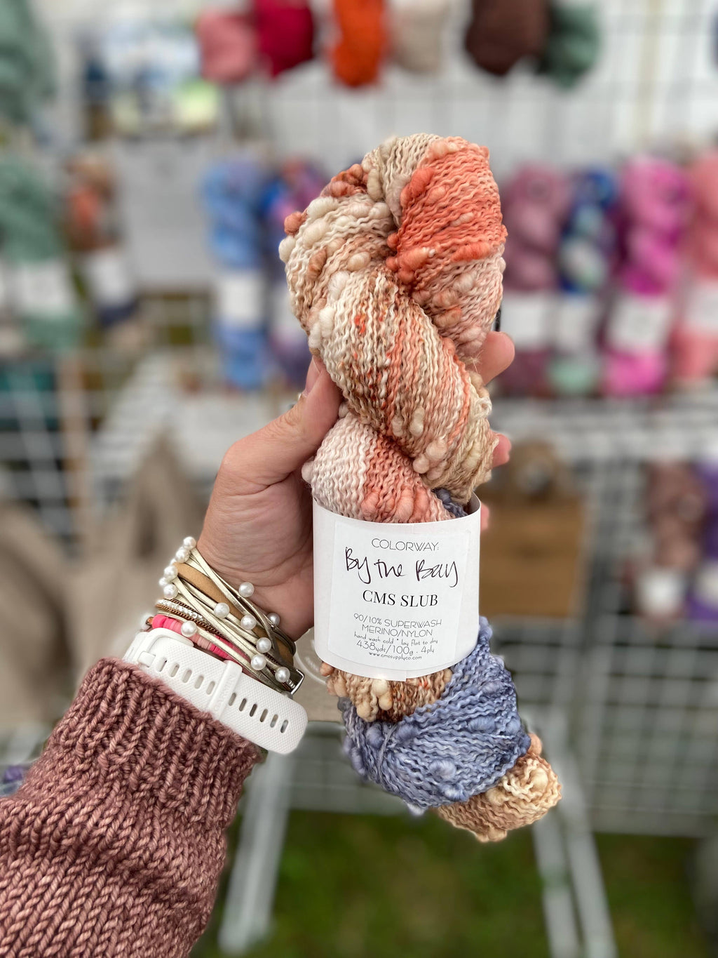 CMS Supply Co - By the Bay Colorway - Artisan Dyed Yarn