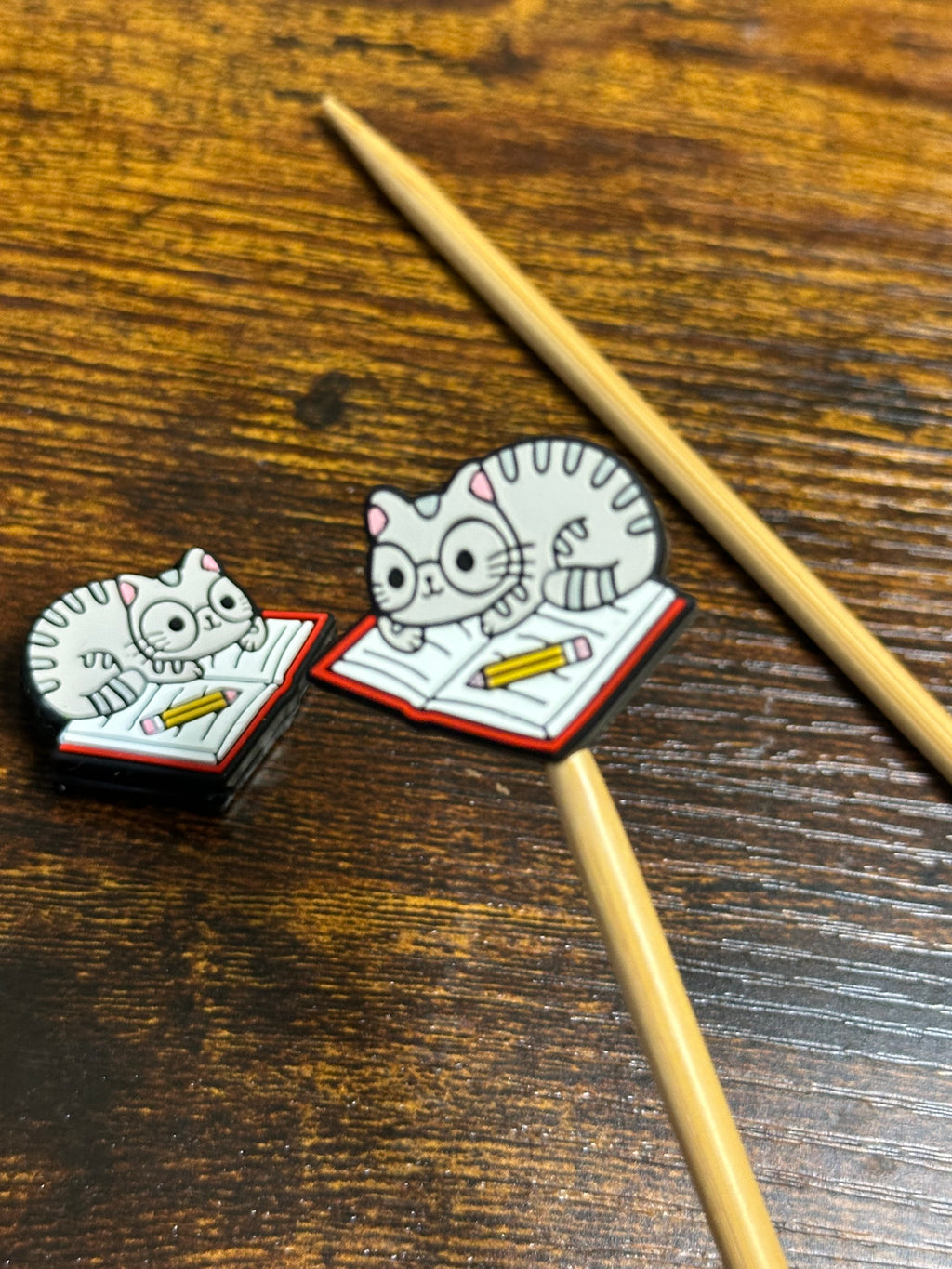 Bookish Cat Stitch Stoppers