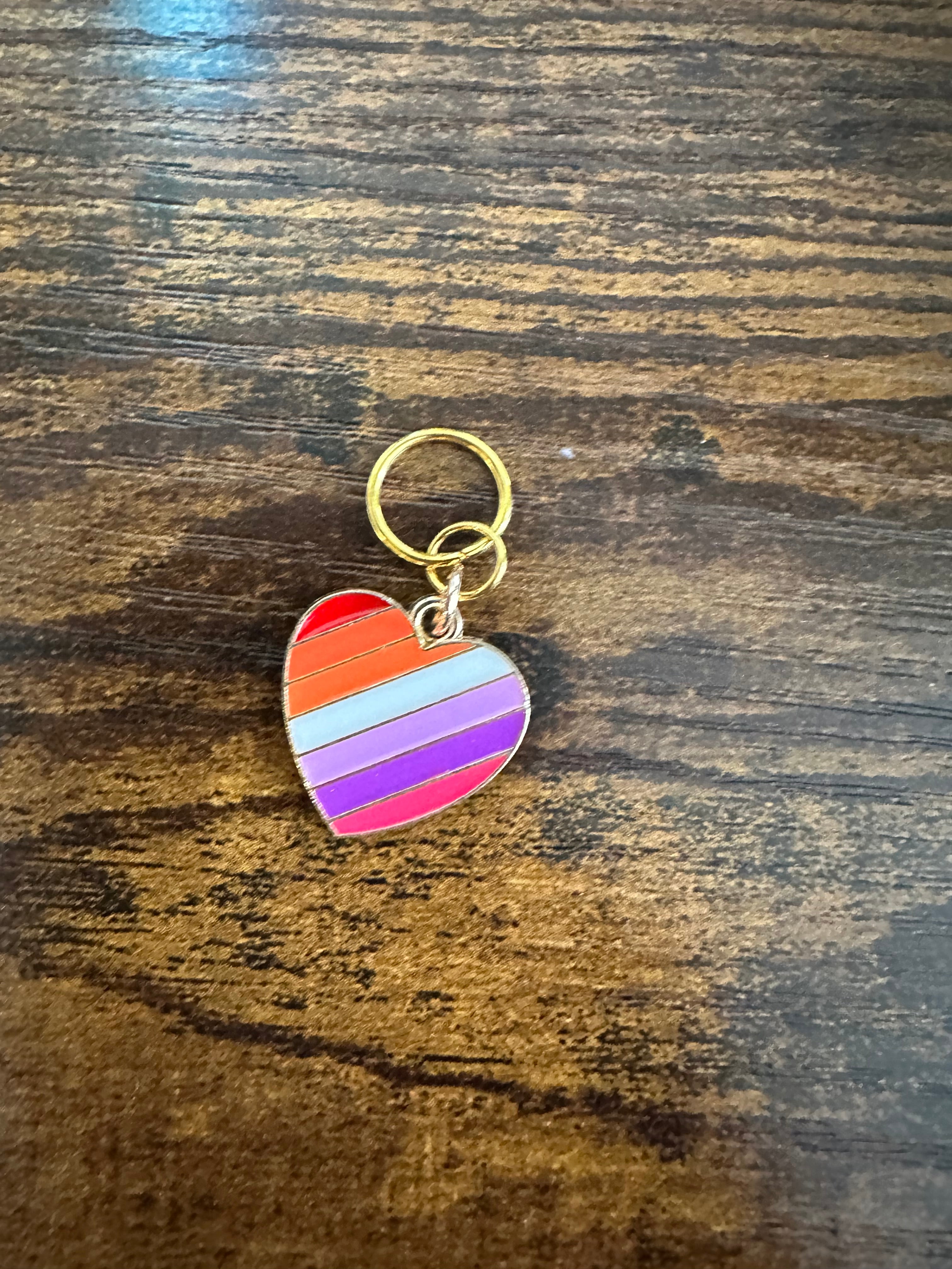 Pride Flag Stitch Markers